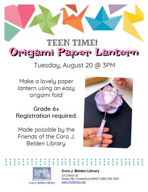 Teen Time - Origami 